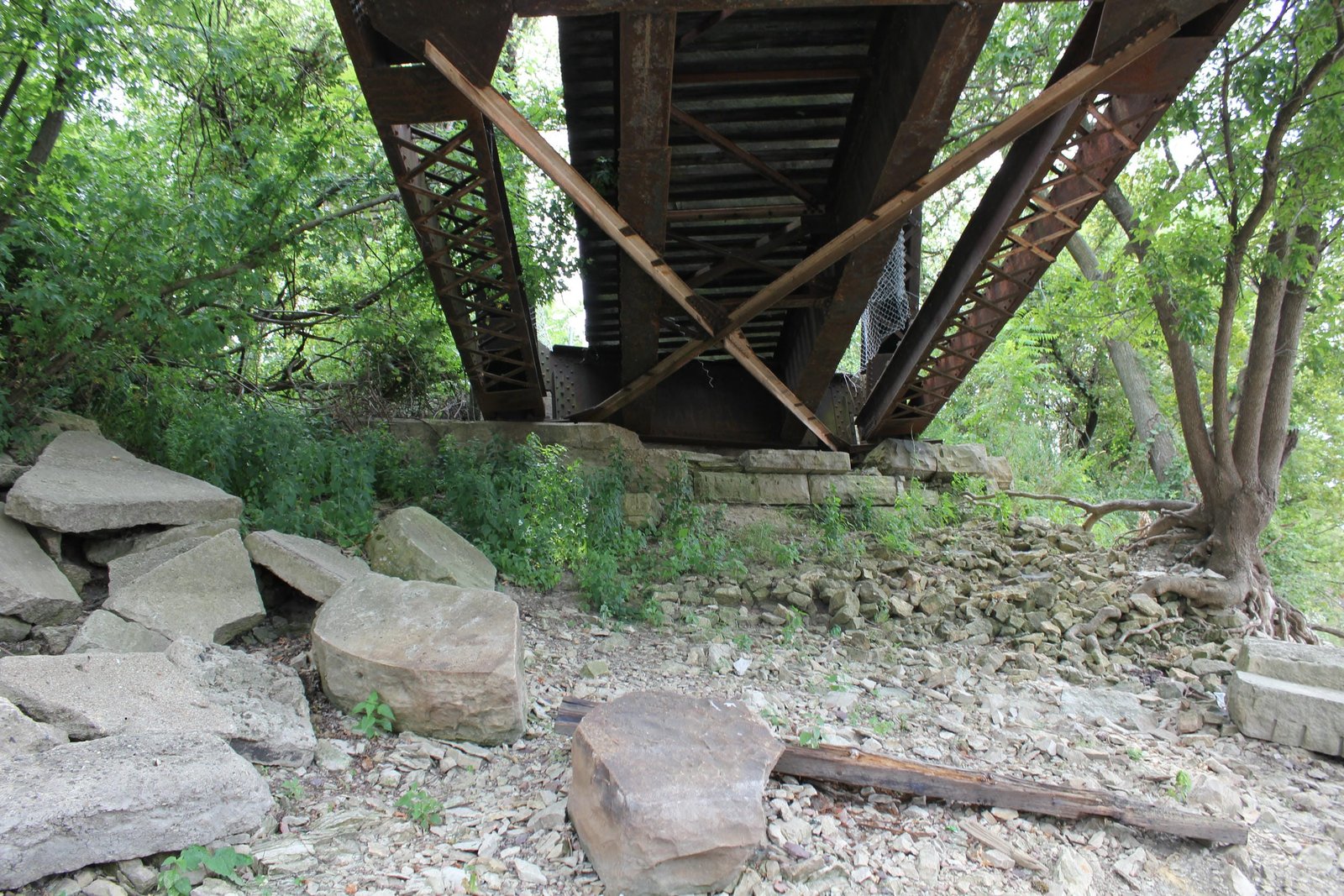 West abutment
